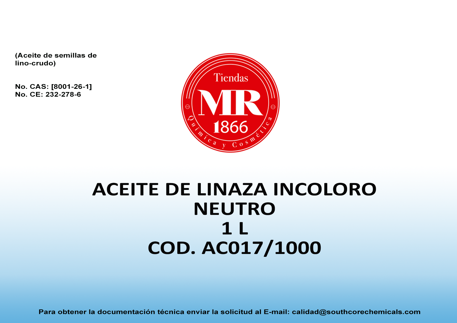 ACEITE DE LINAZA INCOL NEUTRO 1 L