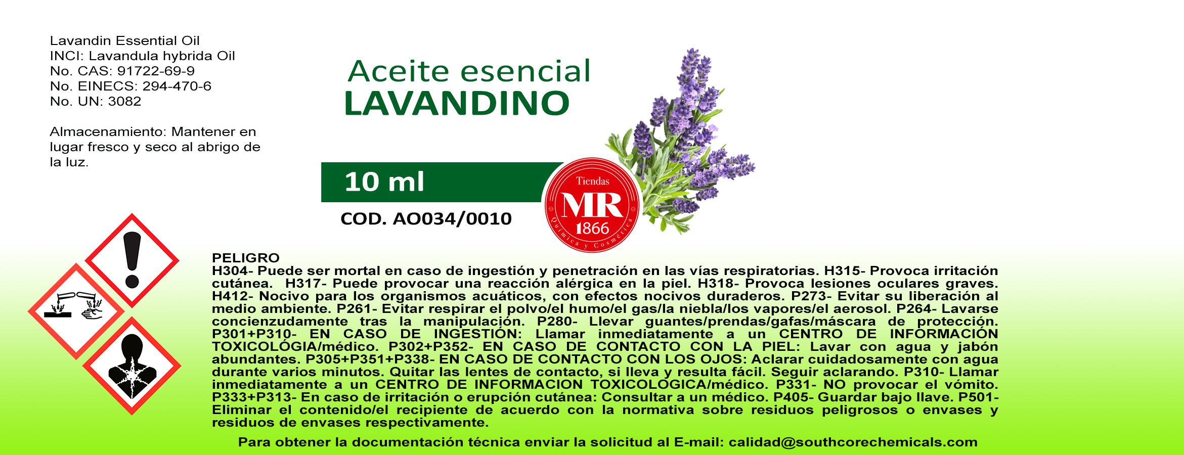 ACEITE ESENCIAL LAVANDINO 10 ml