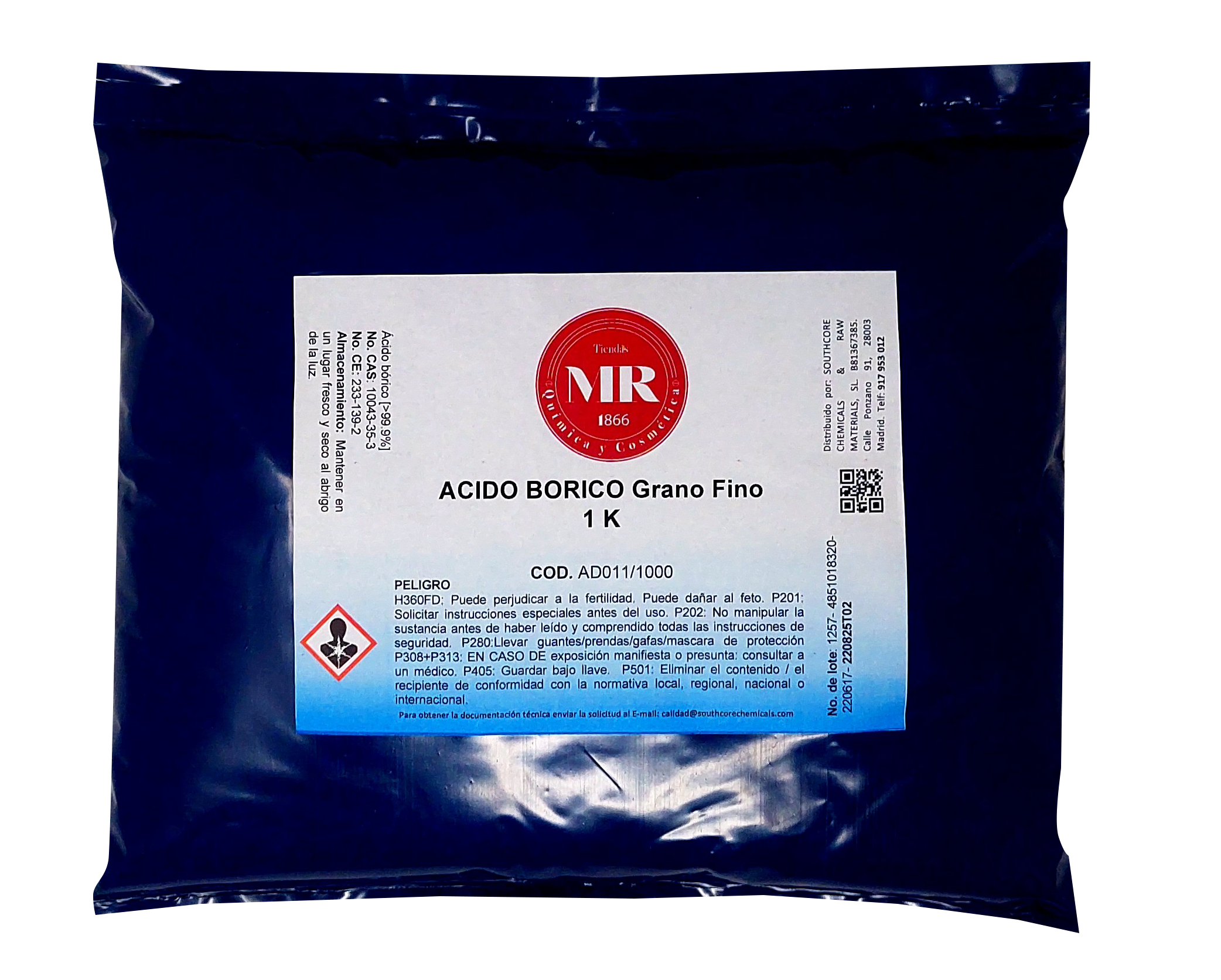 ACIDO BORICO GRANO 1 K