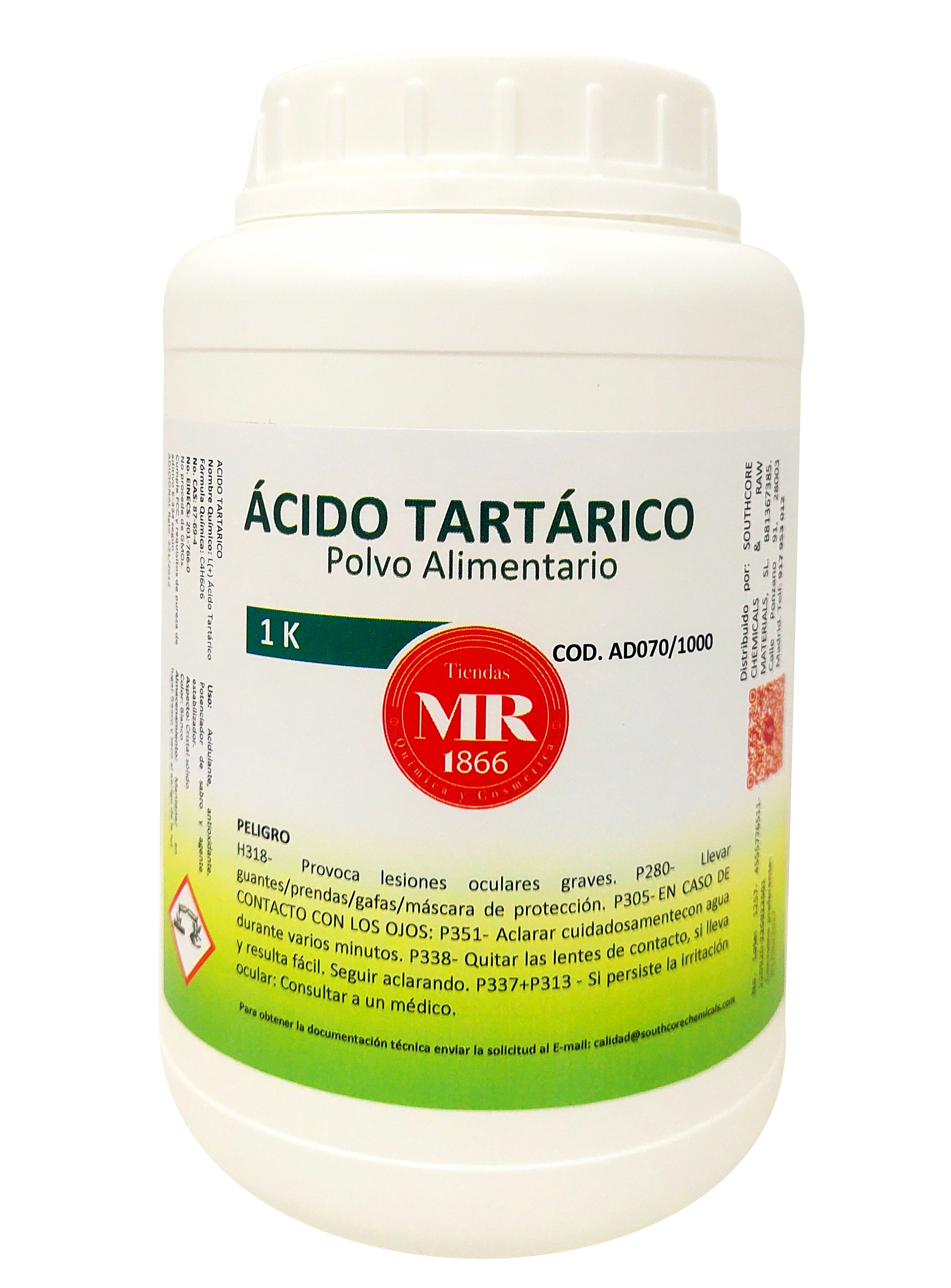 ACIDO TARTARICO 1 K