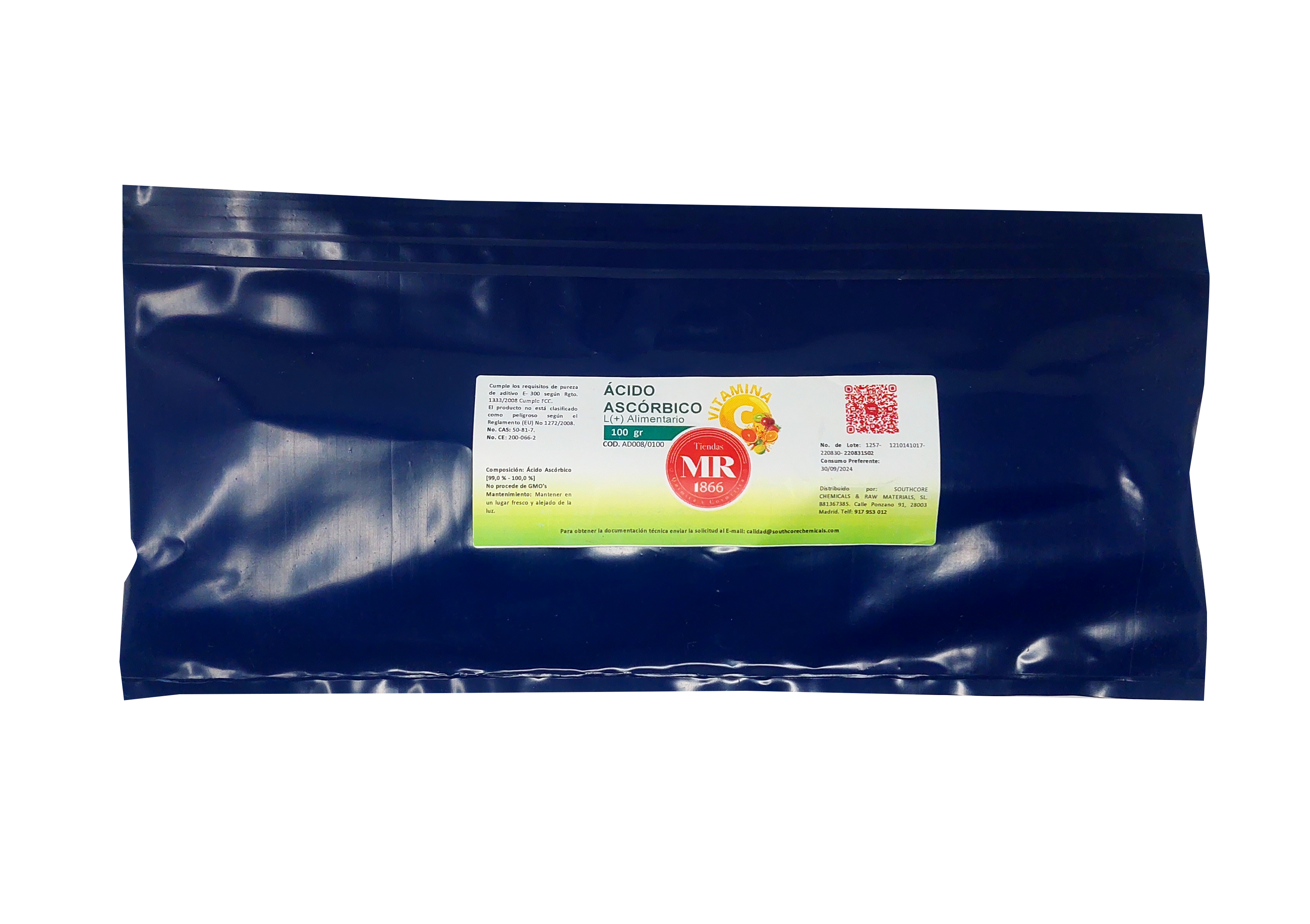 ACIO ASCORBICO 100 gr