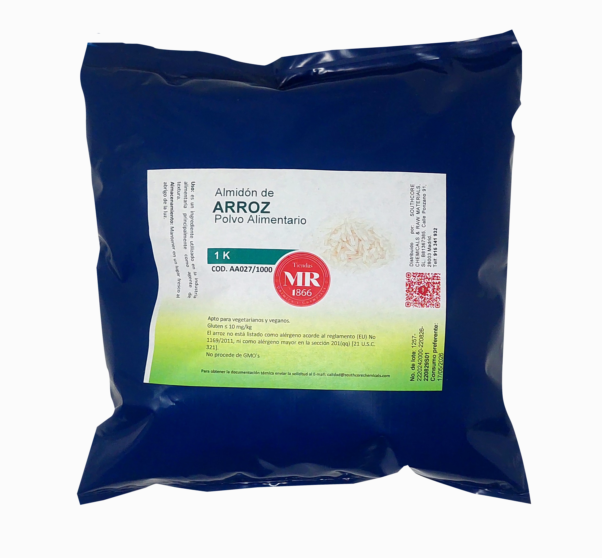 ALMIDON DE ARROZ 1 K