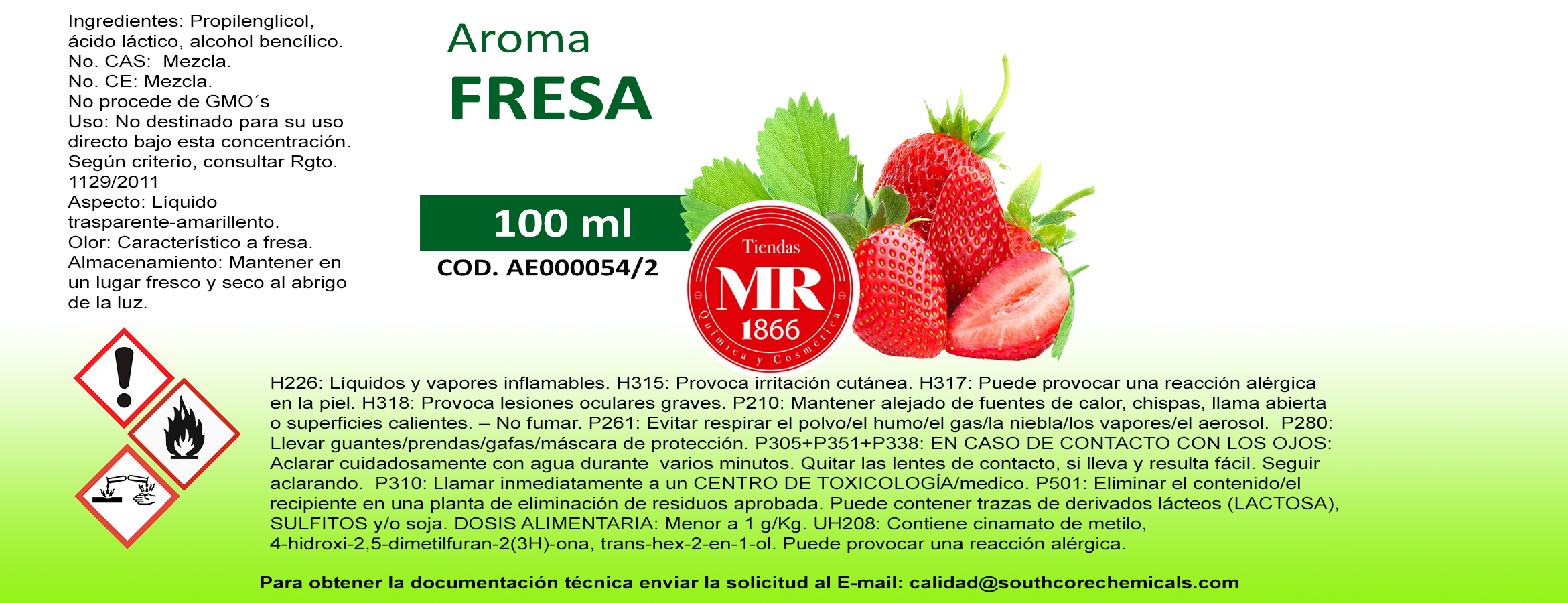 AROMA FRESA 100 ml