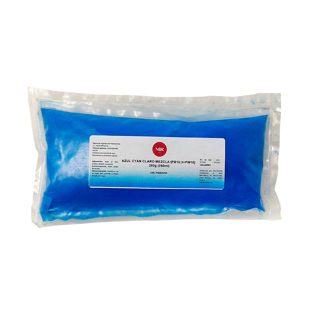 AZUL CYAN CLARO MEZCLA 250gr