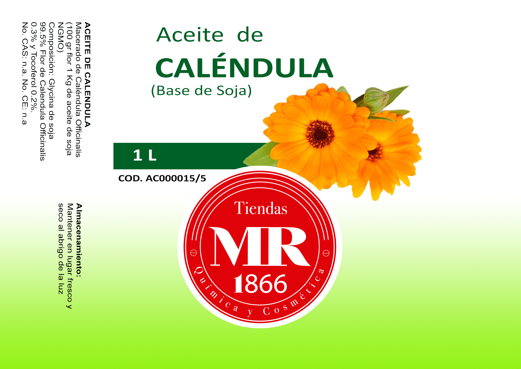 Aceite Calendula 1 L