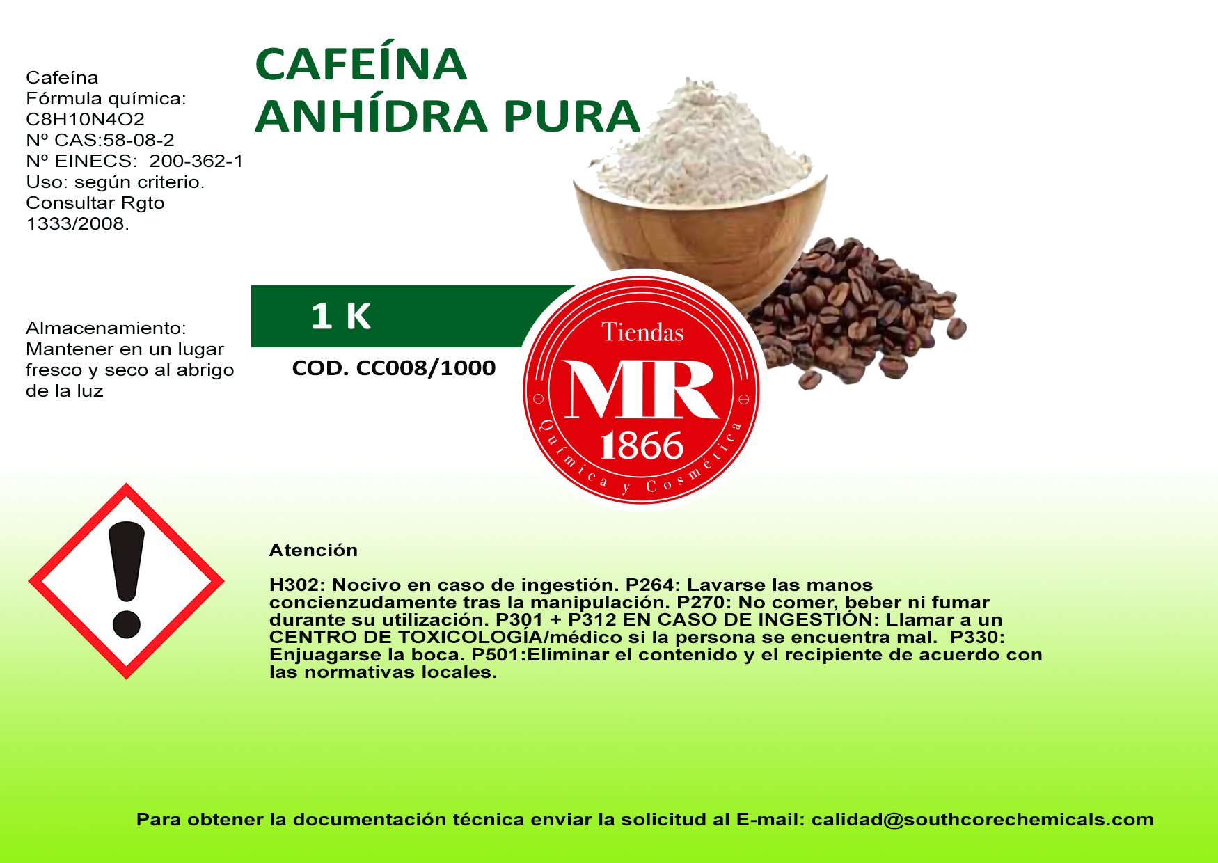 CAFEINA AHIDRA PURA 1 K (1)