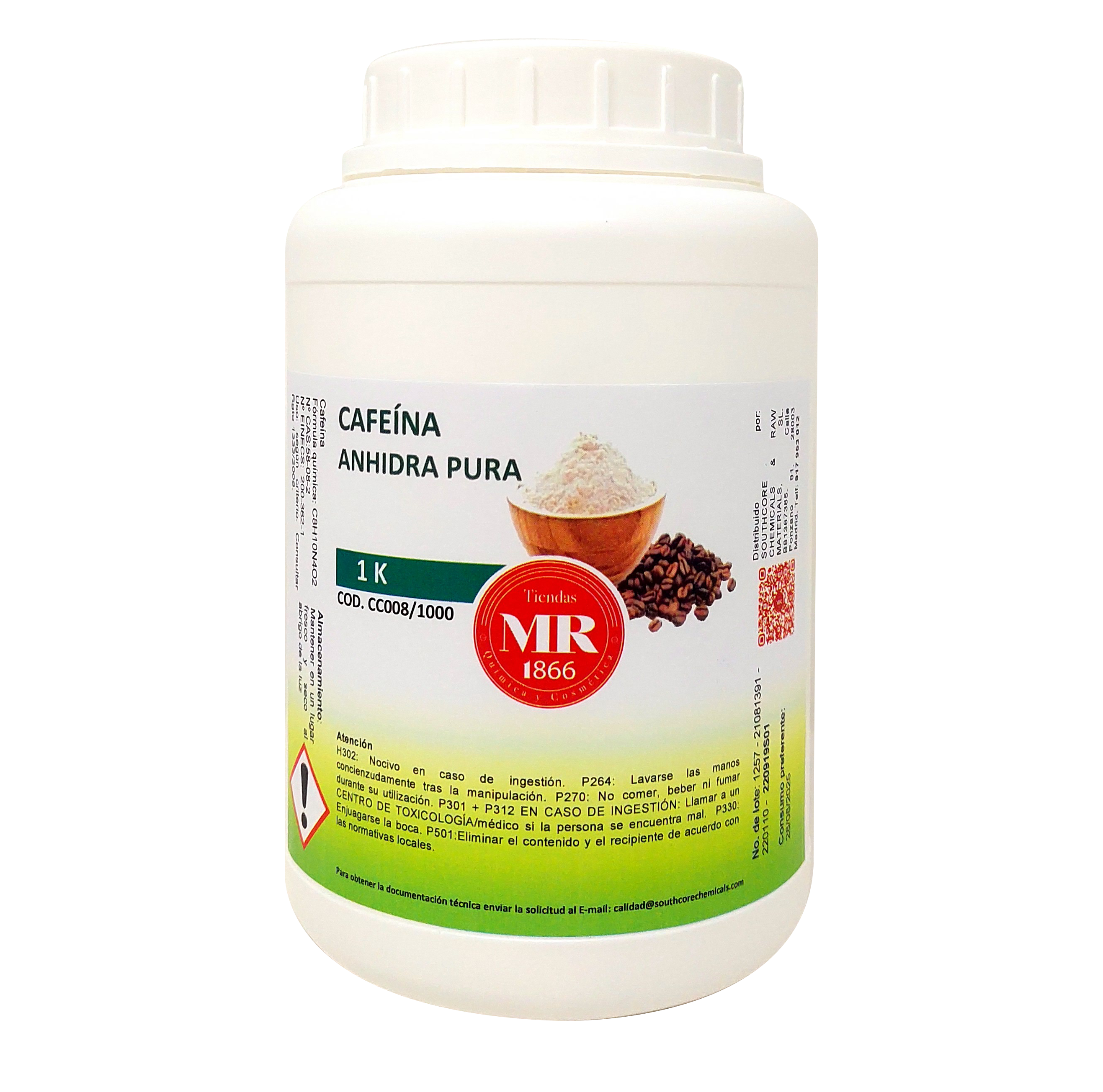 CAFEINA ANHIDRA 1 K
