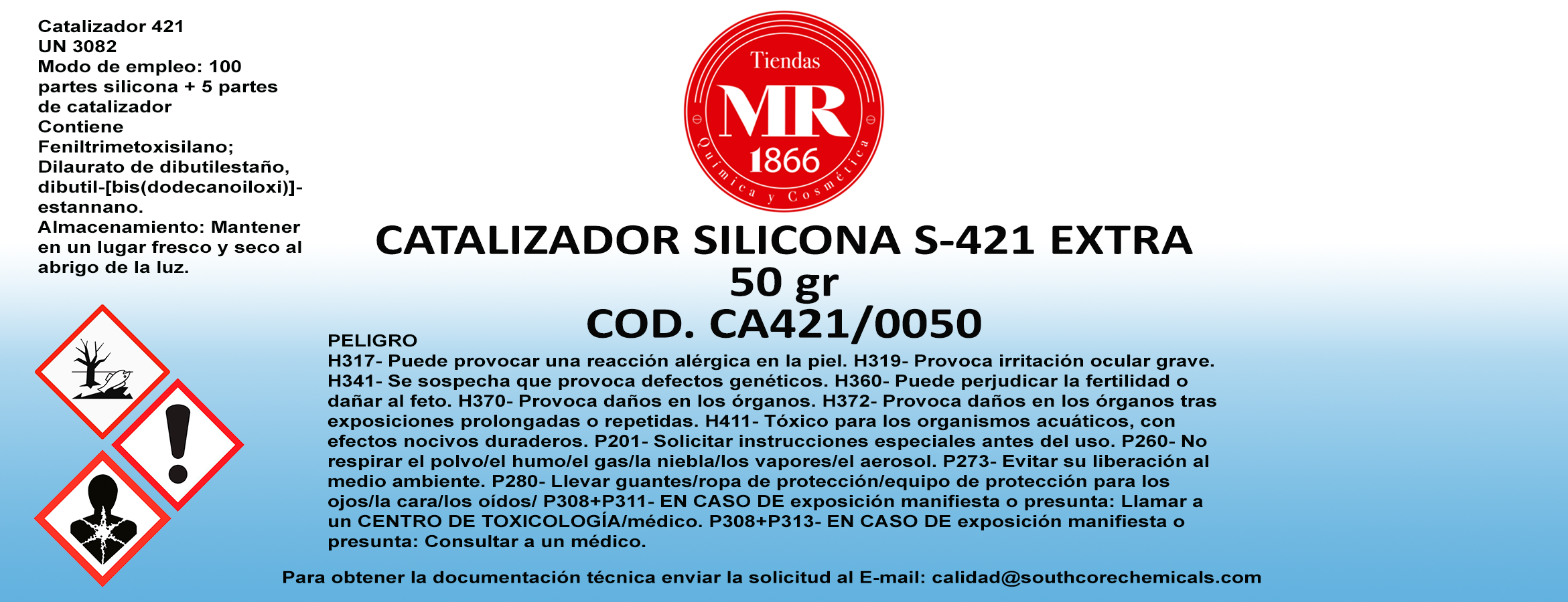 CATALIZADOR SILICONAS 50 gr