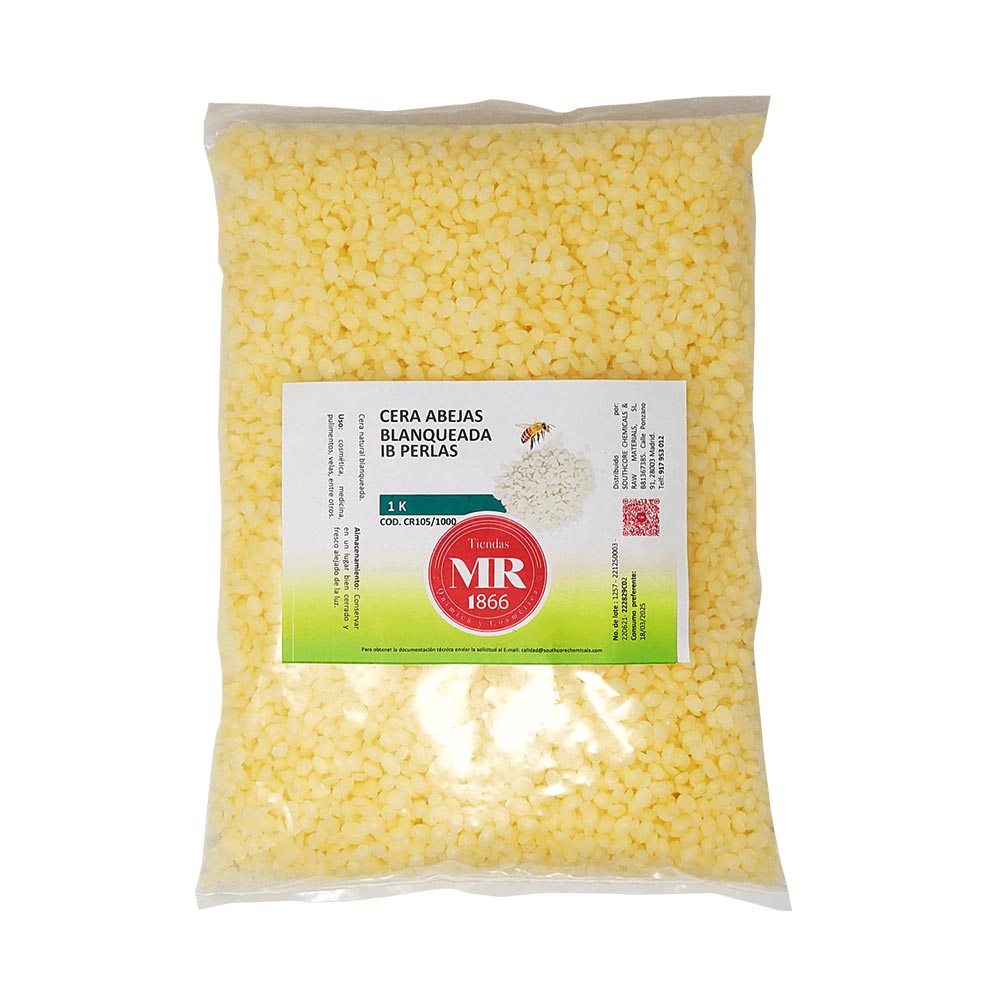 CERA ABEJAS BLANQUEADA IB PERLAS 1K