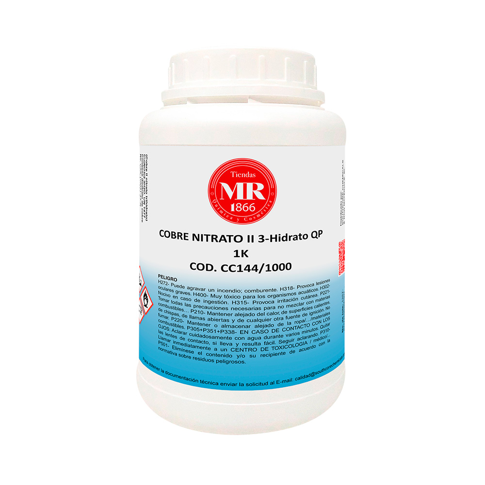 COBRE NITRATO II 3HDTO QP 1K