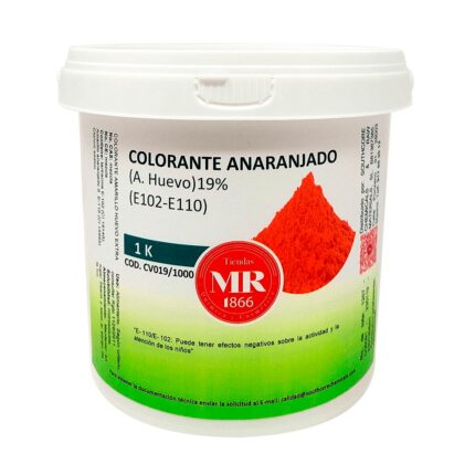 COLORANTE ANARANJADO (A.HUEVO)19%(E102-110)  1 K