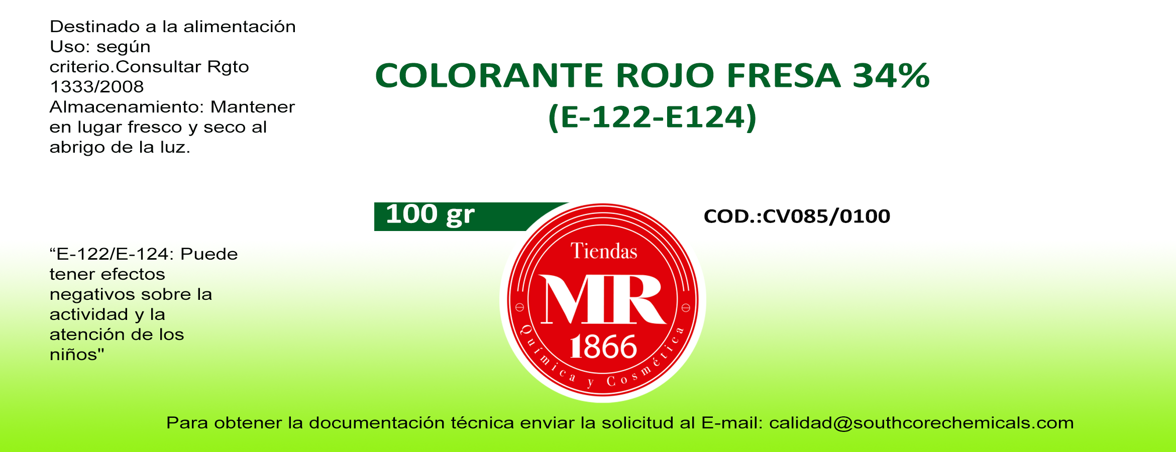 COLORANTE ROJO FRESA 100 gr (1)