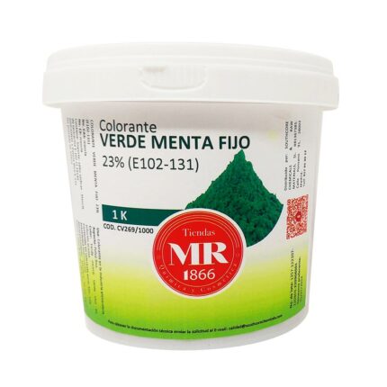 COLORANTE VERDE MENTA FIJO 23% (E102-131)  1 K