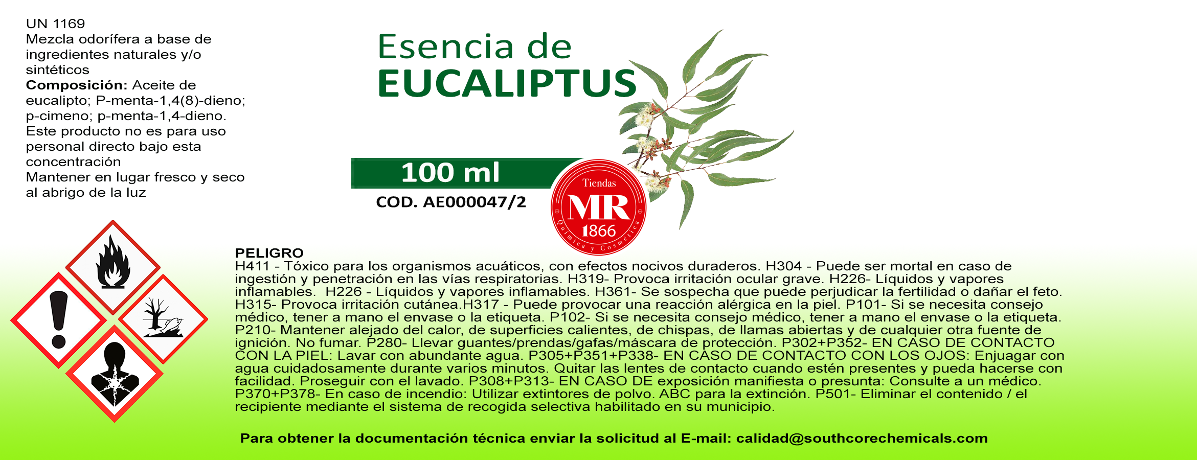 ESENCIA DE EUCALIPTUS 100 ml