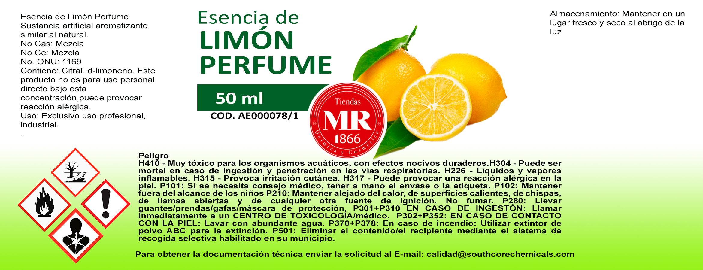 ESENCIA LIMON PERFUME 50 ml 2