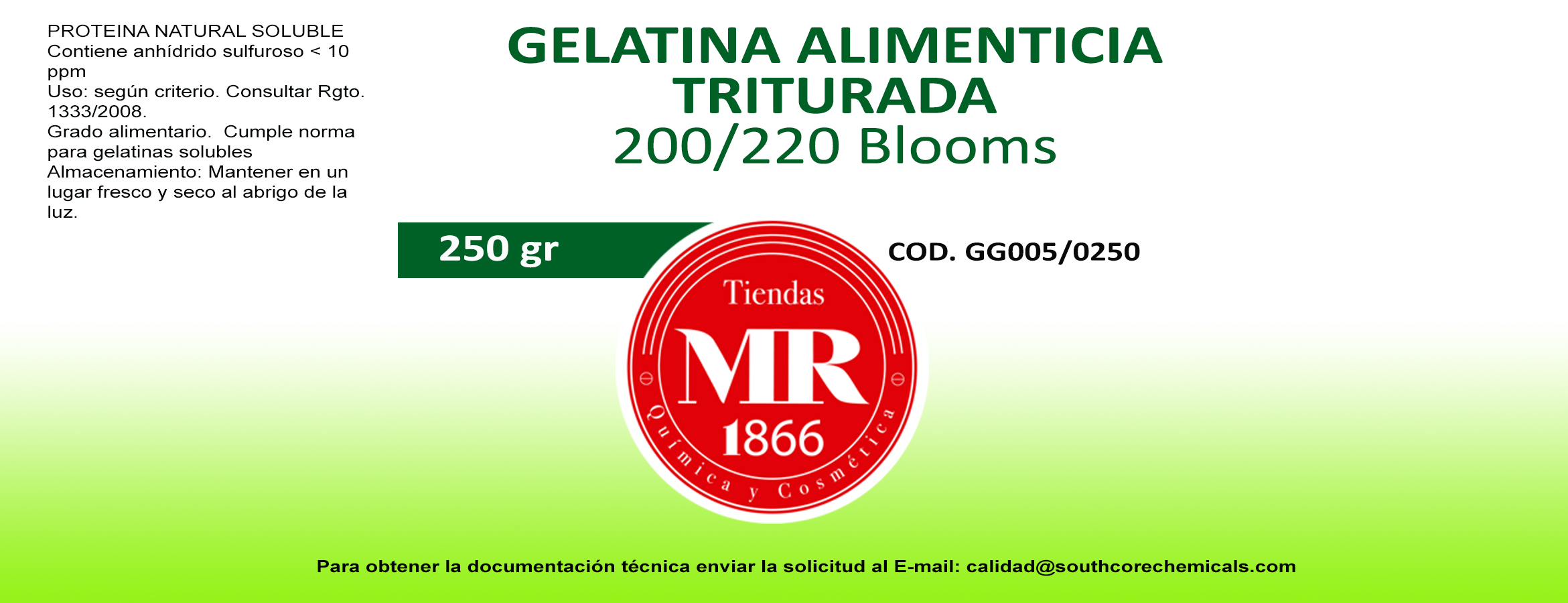 GELATINA AIMENT TRIT 250 gr
