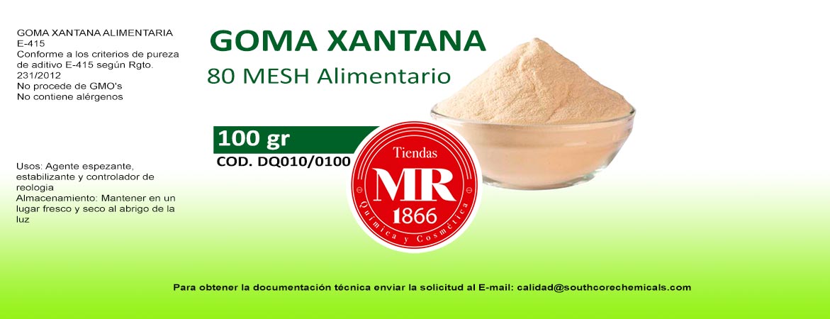 GOMA XANTANA 80 mesh 100gr