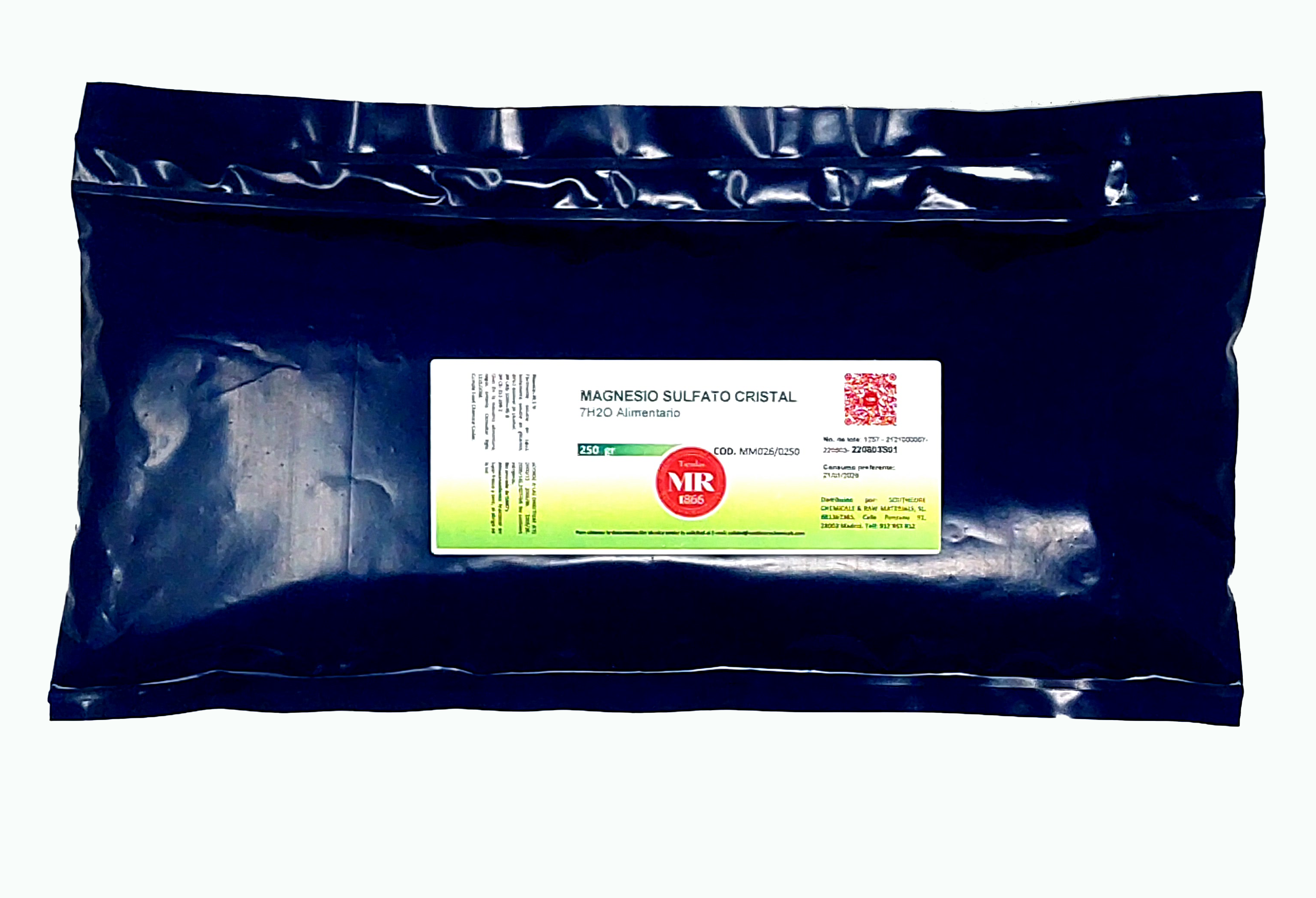 MAGNESIO SULFATO CRISTAL 250 gr