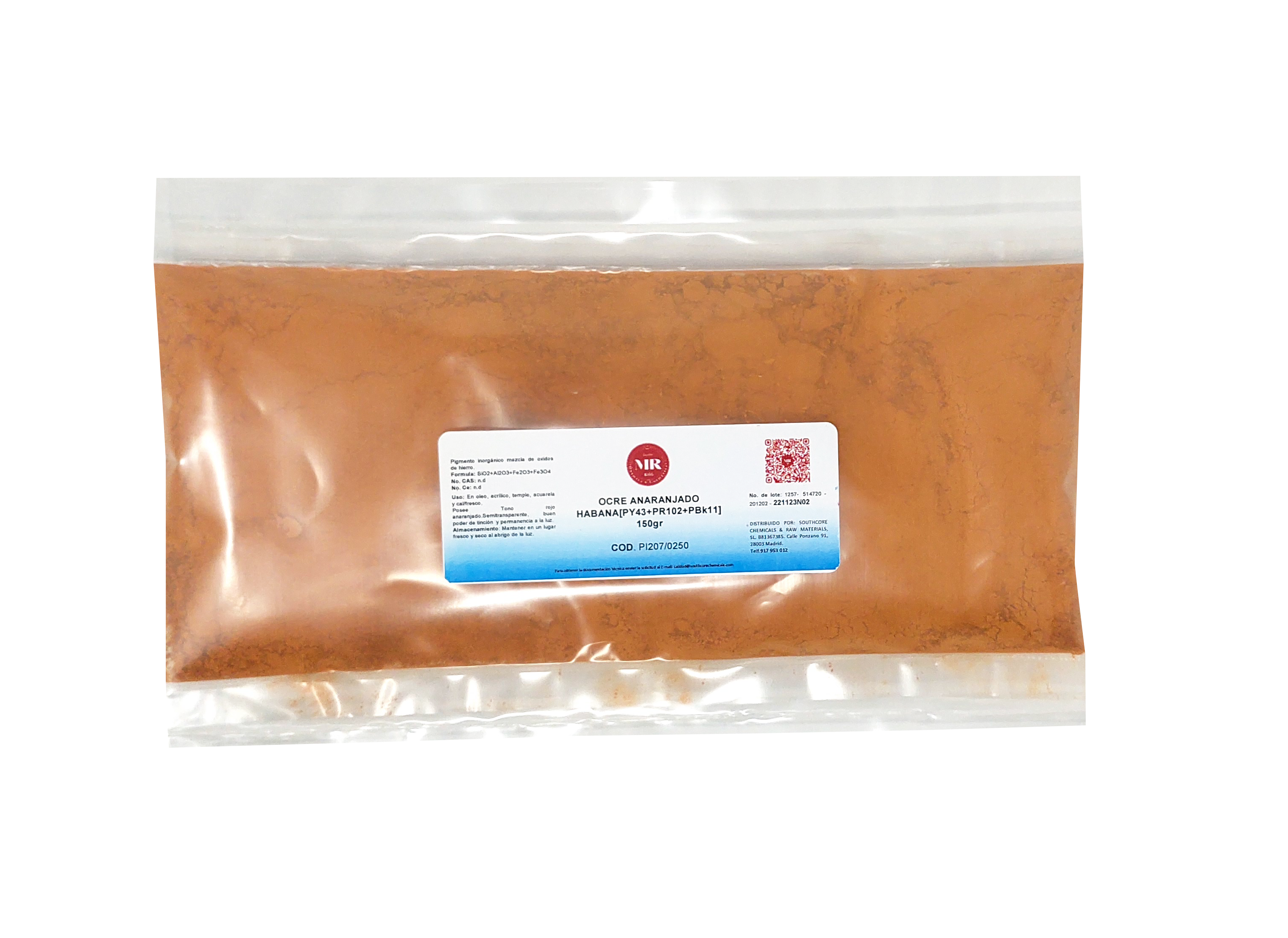 OCRE ANARANJADO HABANA 150 gr