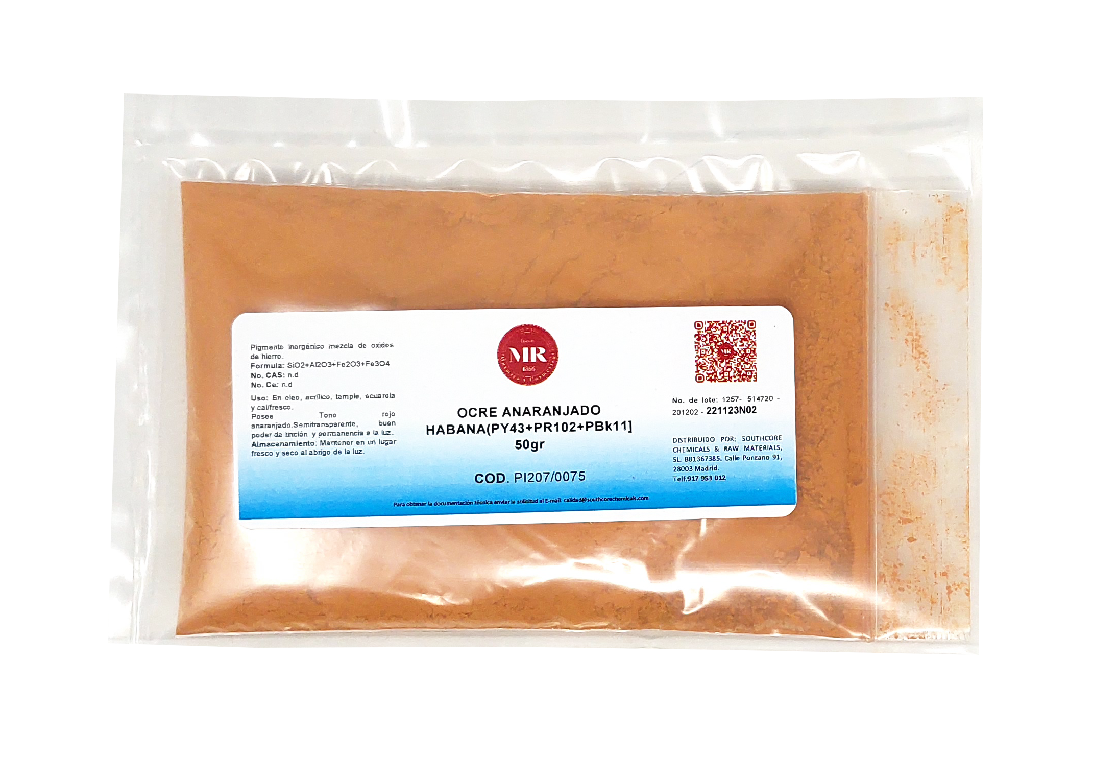 OCRE ANARANJADO HABANA 50 gr