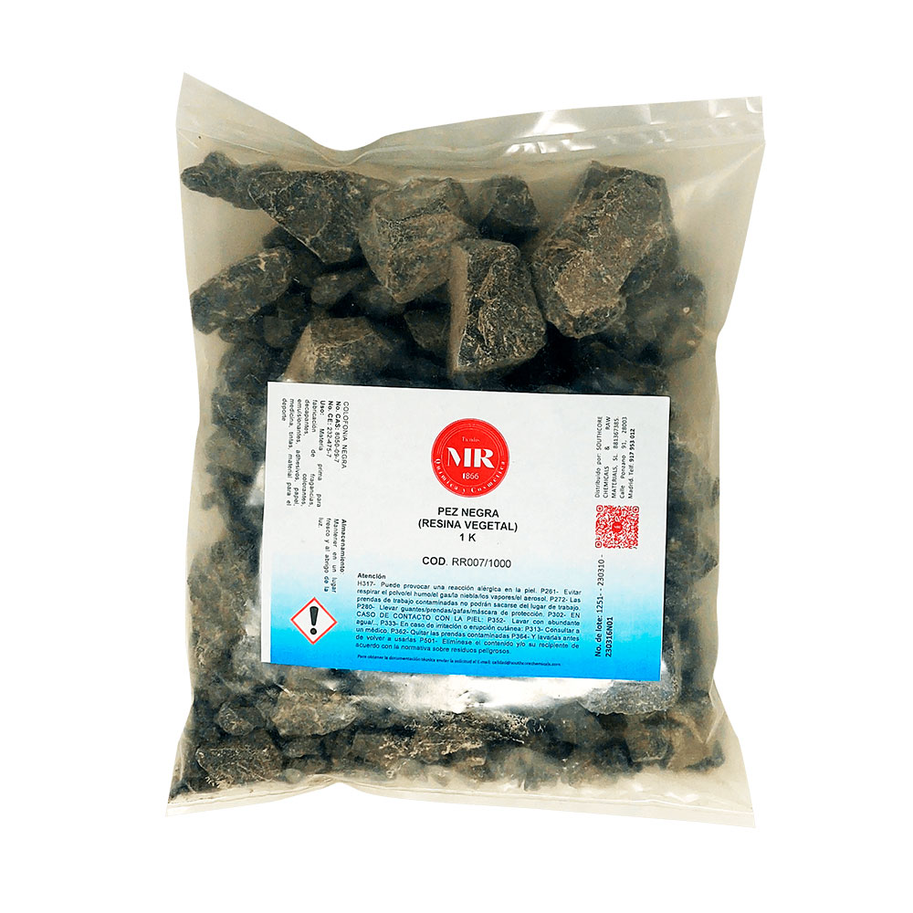 PEZ NEGRA RESINA VEGETAL 1K
