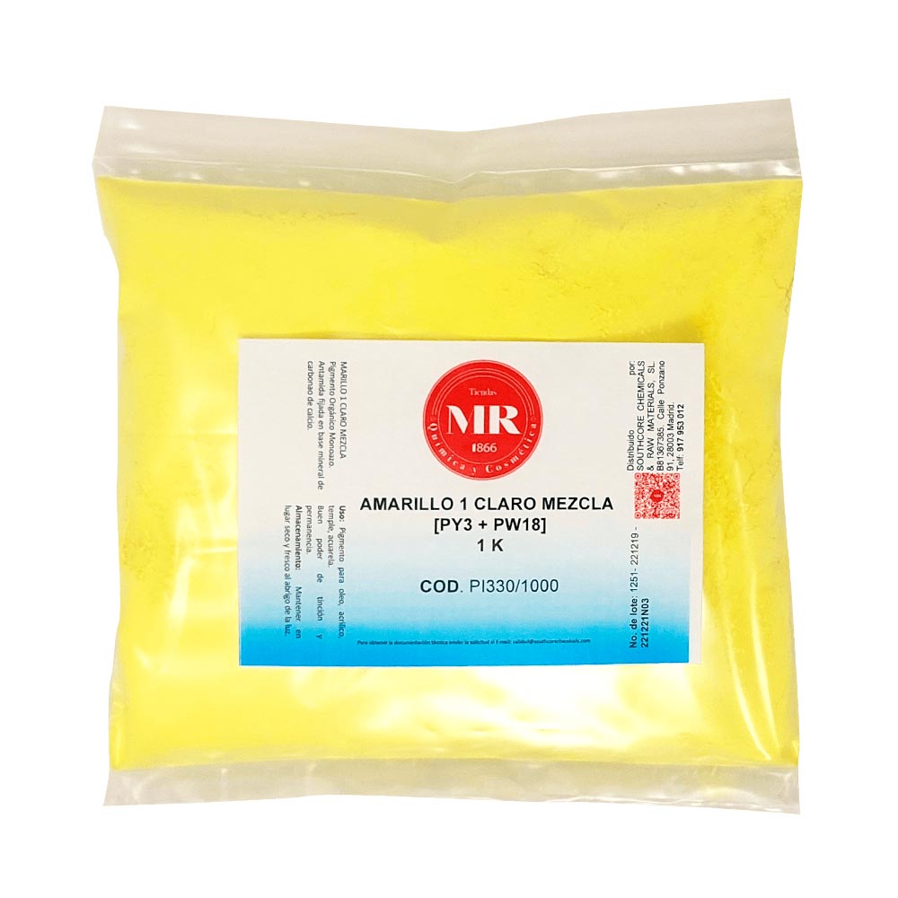 PIGMENTO AMARILLO CLARO MEZCLA 1K