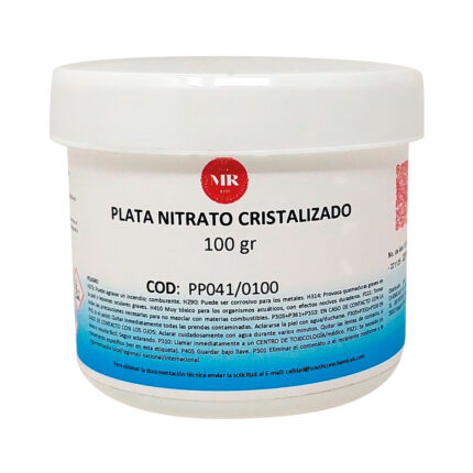 PLATA NITRATO CRISTALIZADO 50 gr