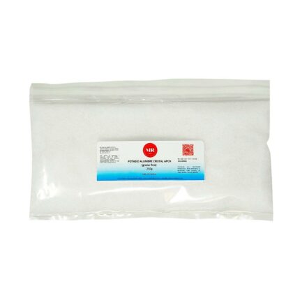 POTASIO ALUMBRE CRISTAL APCH (GRANO FINO) 250 gr