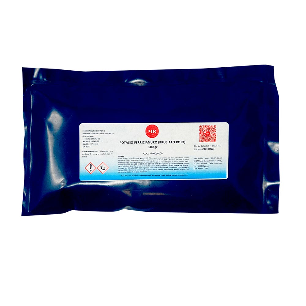 POTASIO FERRICIANURO PRUS ROJO 100gr