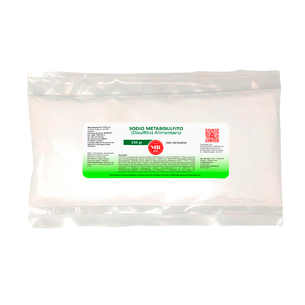 SODIO METABISULFITO 250gr