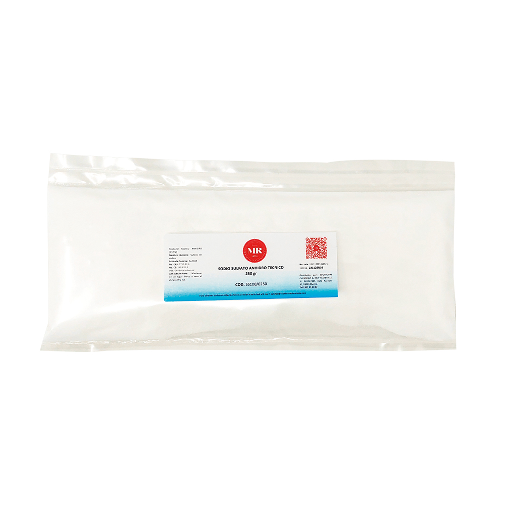 SODIO SULFATO ANHIDRO TECNICO 250gr 2