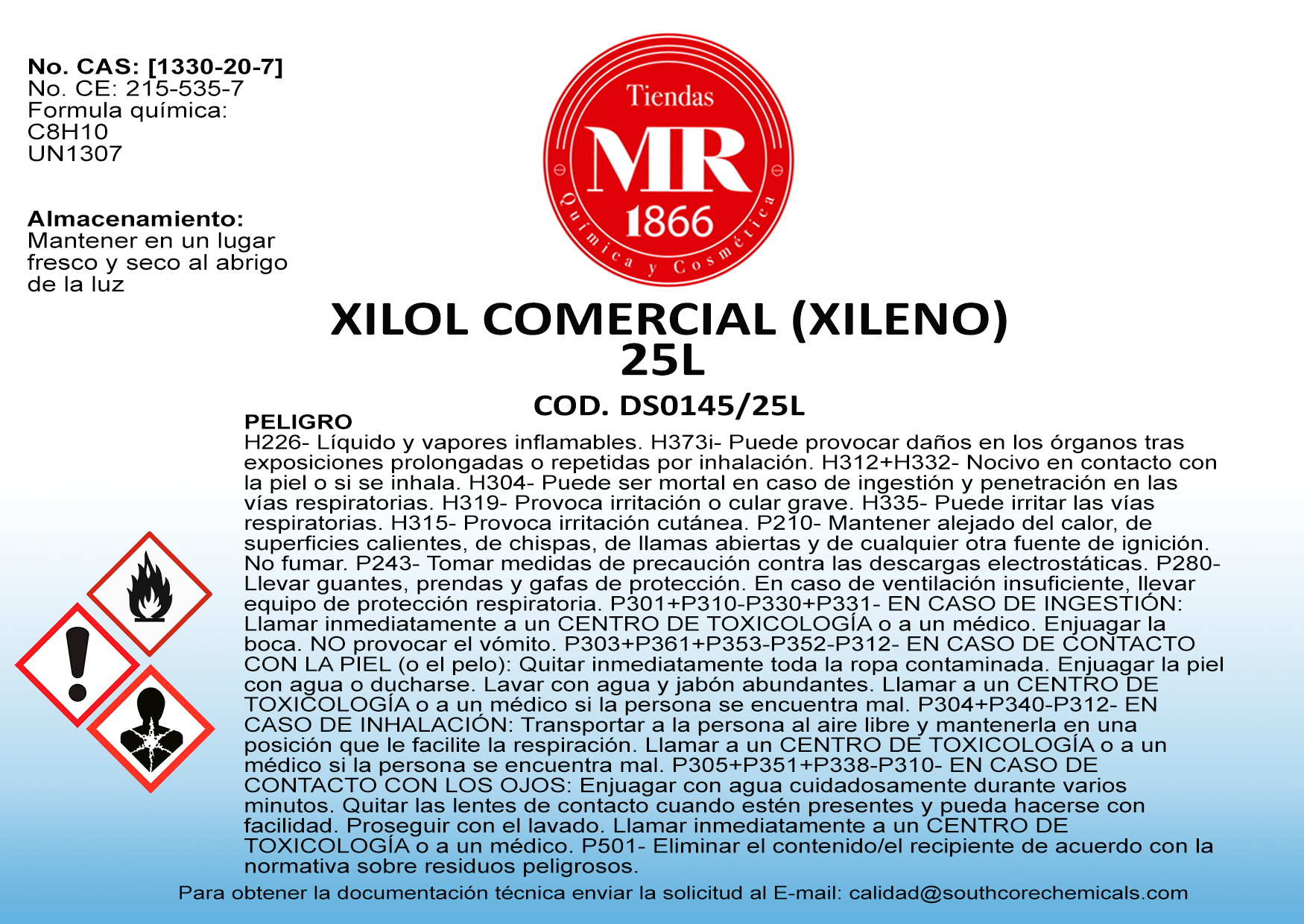 XILOL COMERCIAL (XILOLENO) 25 L N