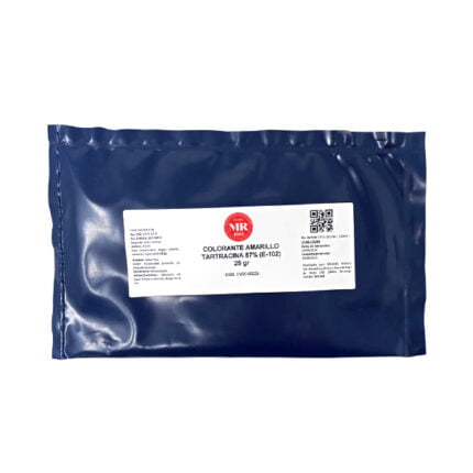 COLORANTE AMARILLO TARTRACINA 87% (E-102)  25 gr