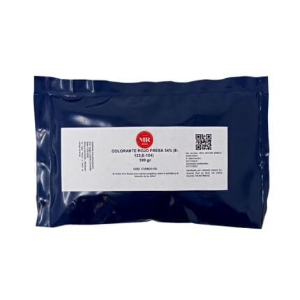 COLORANTE ROJO FRESA 34% (E-122,E-124)  100 gr