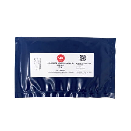 COLORANTE ROJO FRESA 34% (E-122,E-124)  25 gr