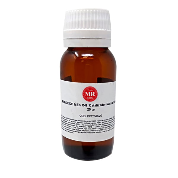 peroxido mek x-8 catalizador resina 20gr