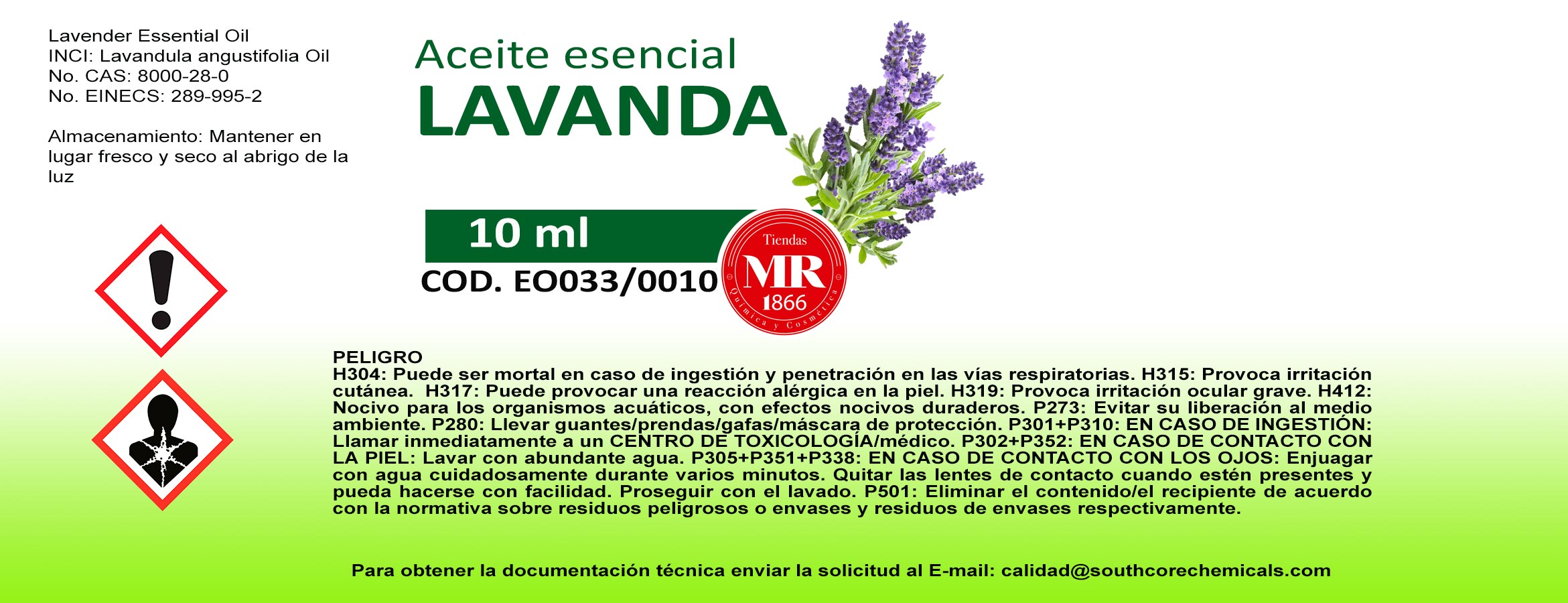 ACEITE ESENCIAL LAVANDA 10 ml