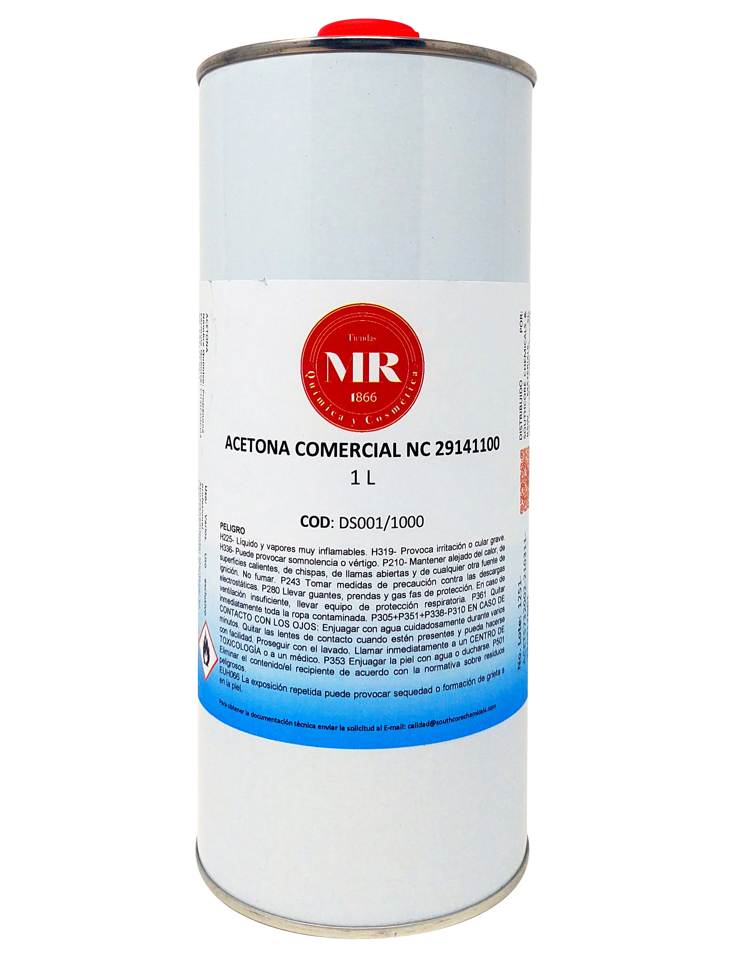 ACETONA COMERCIAL 1 L