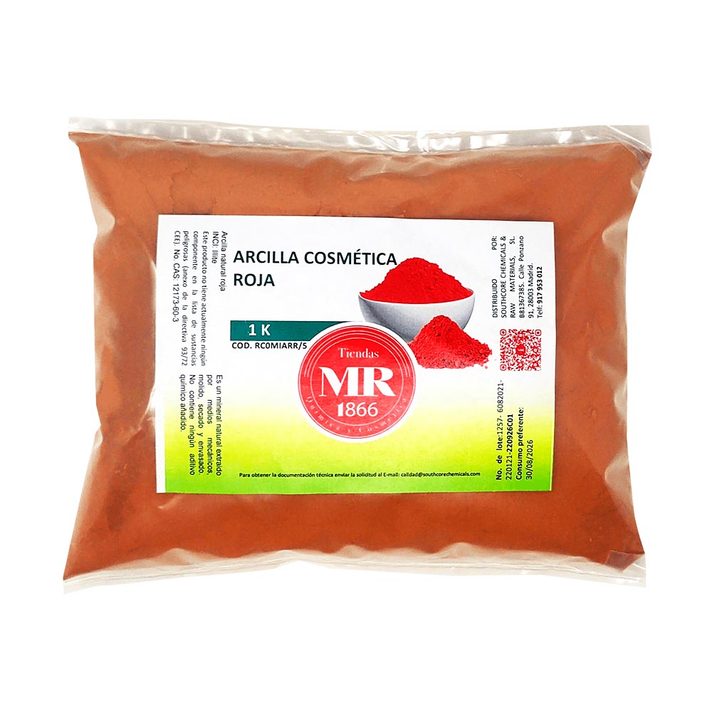 ARCILLA COSMETICA ROJA 1K