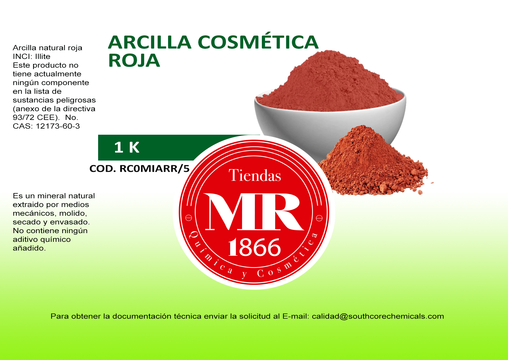 ARCILLA ROJA 1 K
