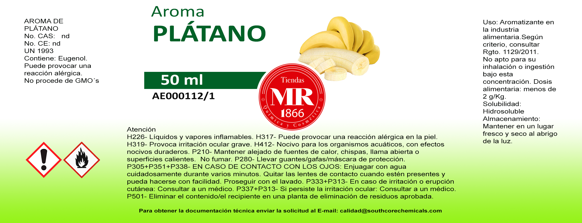 AROMA PLATANO 50 ml