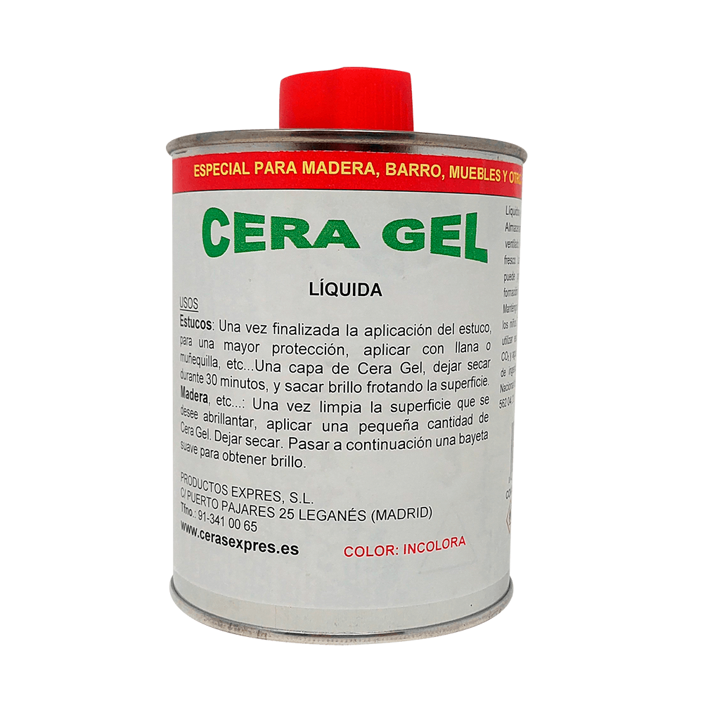 CERA GEL LIQUIDA INCOLORA 500gr