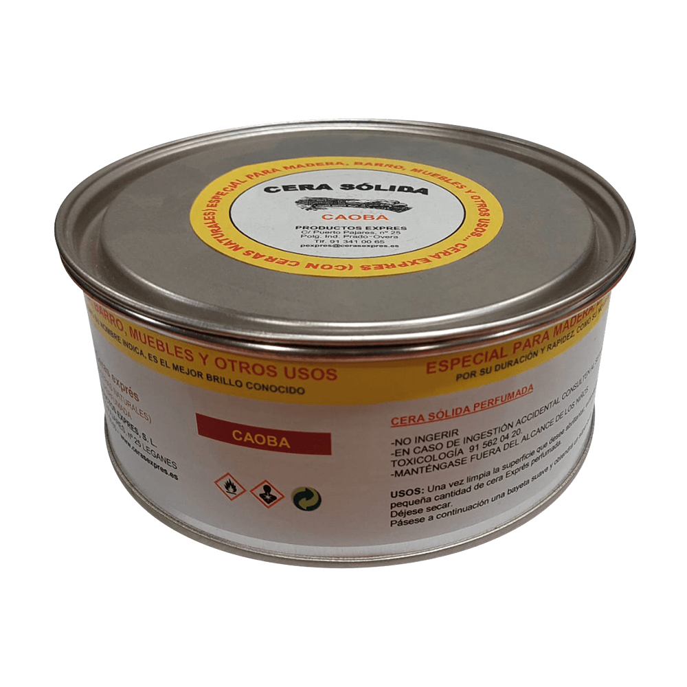 CERA SOLIDA CAOBA 800 ml