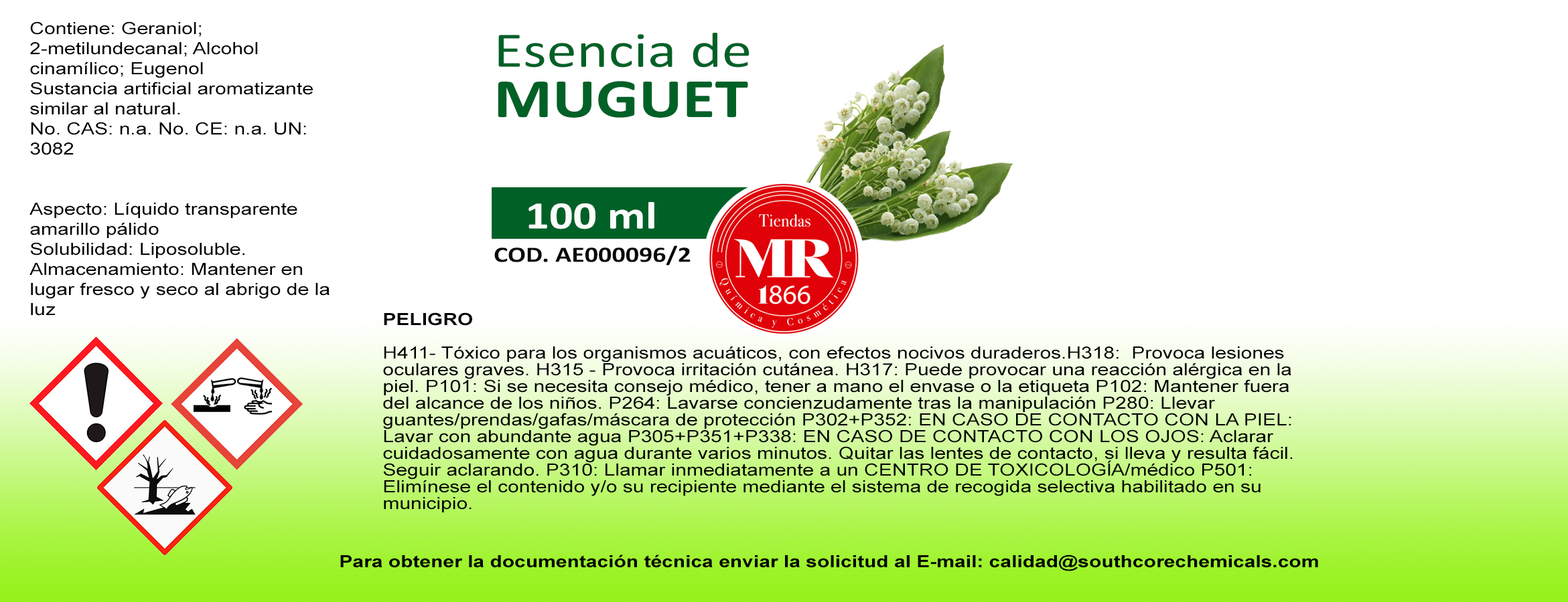 ESENCIA DE MUGUET 100 ml