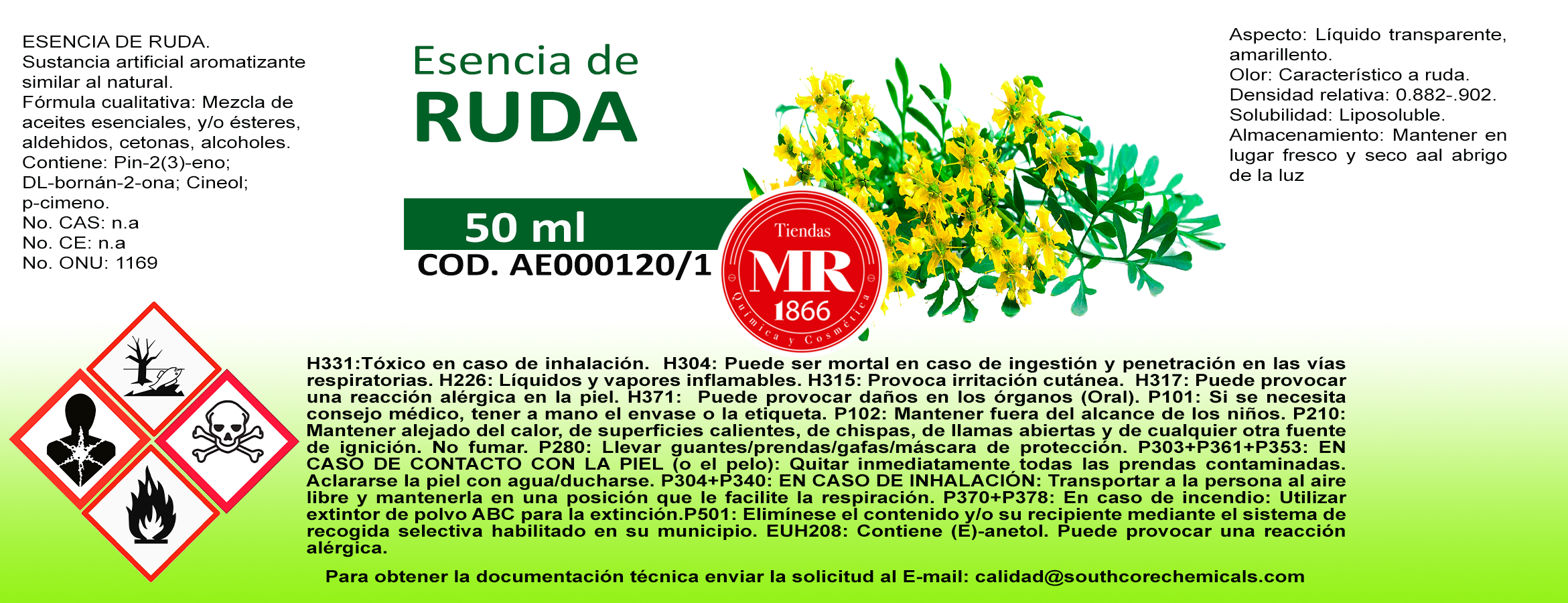 ESENCIA DE RUDA 50 ml