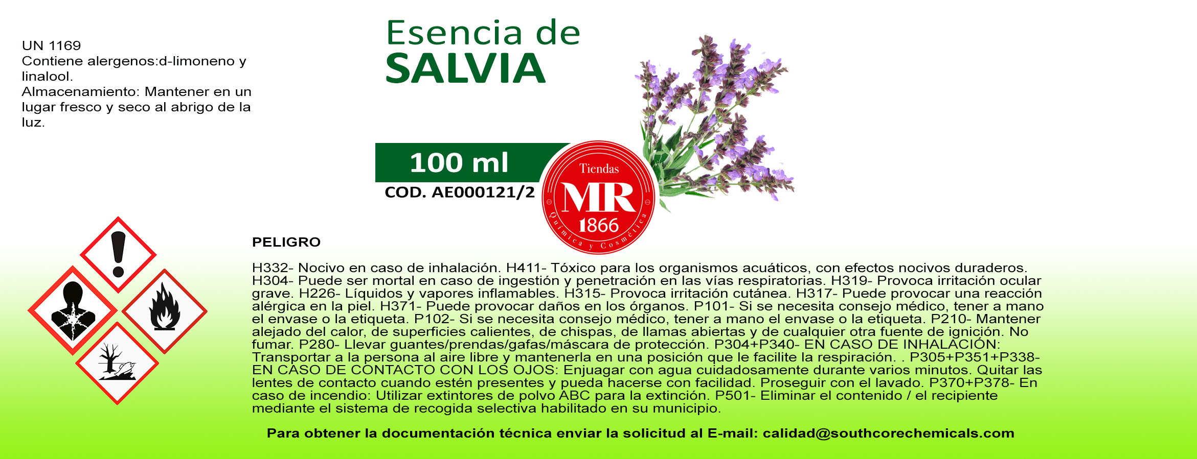 ESENCIA DE SALVIA 100 ml