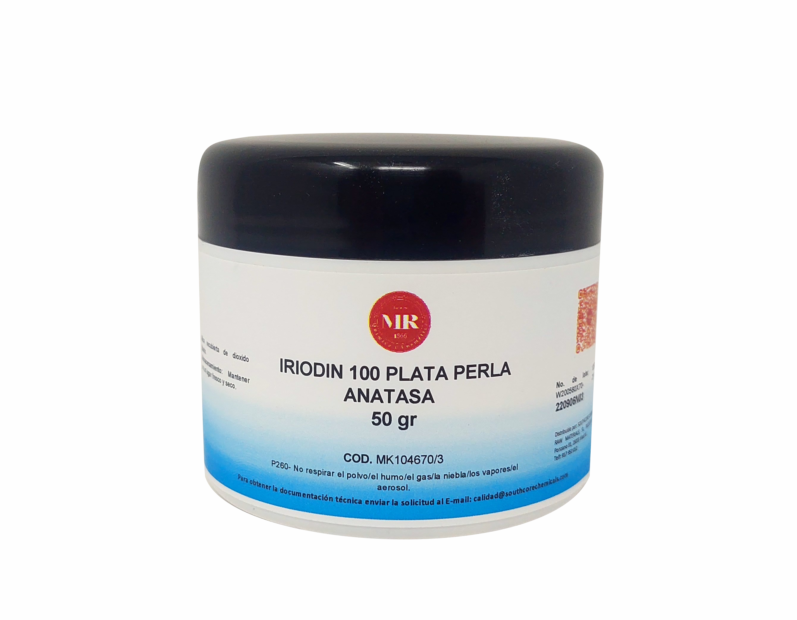 IRIODIN PLATA PERLAS ANATASA 50 gr