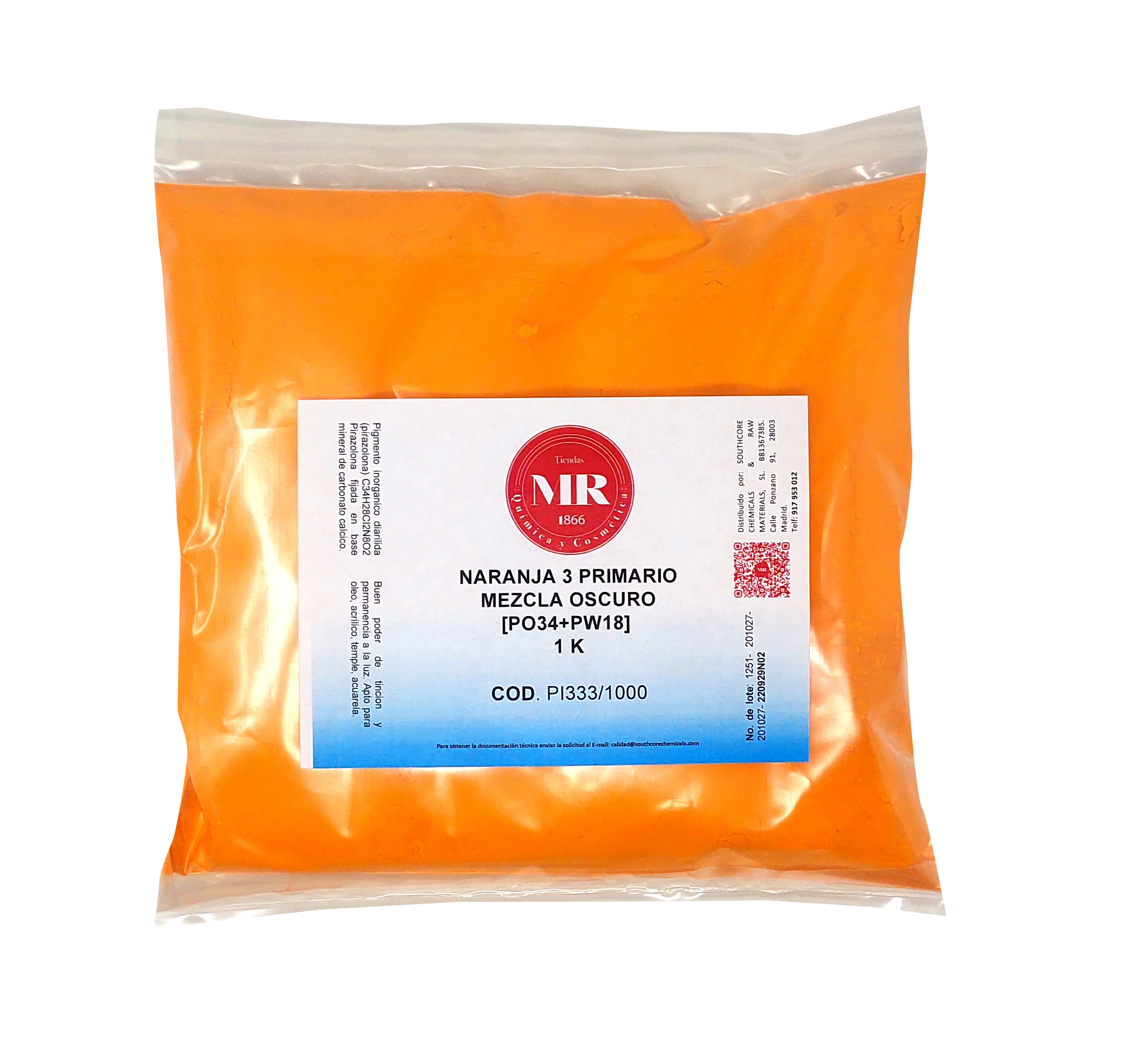 NARANJA 3 PRIMARIO MEZCLA OSCURO 1 K