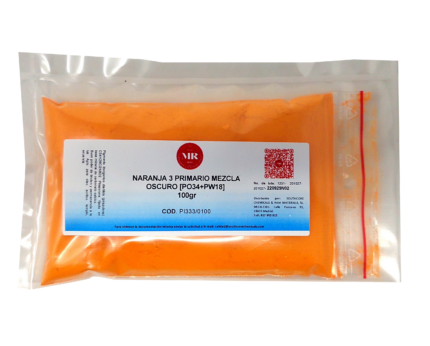 NARANJA 3 PRIMARIO MEZCLA OSCURO [PO34+PW18] 100gr