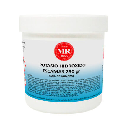 POTASIO HIDROXIDO ESCAMAS  250 gr